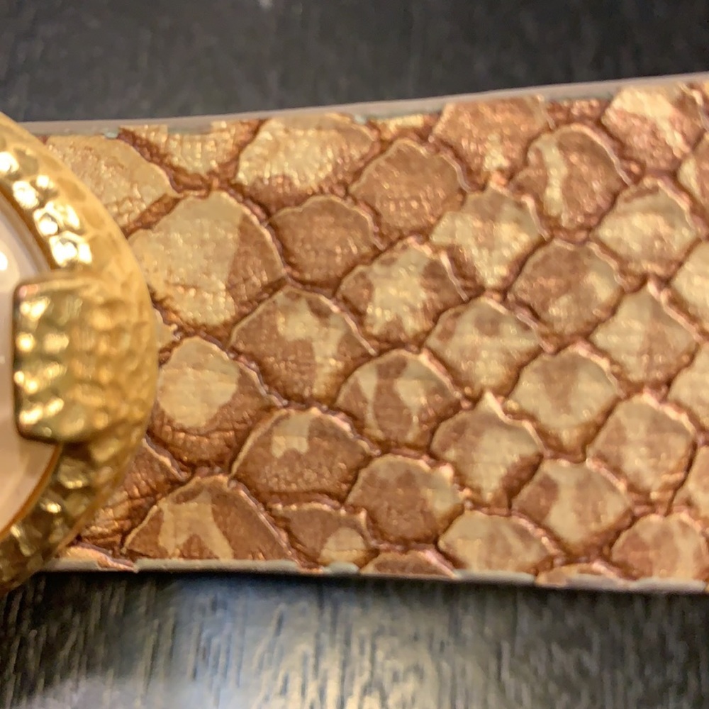 Chico’s Faux Snake Print Belt M/L - Picture 13 of 14